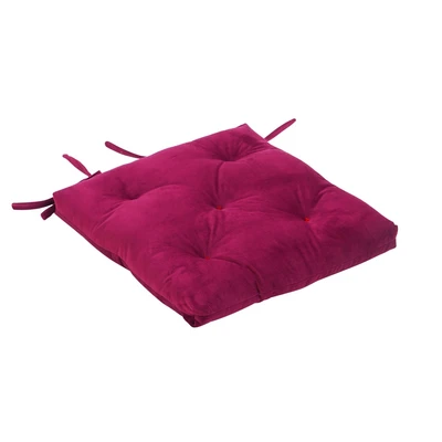 Gambar Informa Bantal Alas Duduk Dacron Velvet 40x40 cm - Merah Maroon