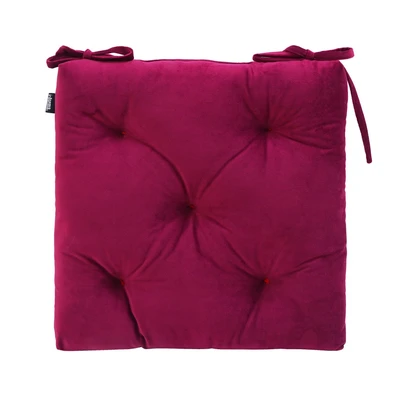 Gambar Informa Bantal Alas Duduk Dacron Velvet 40x40 cm - Merah Maroon
