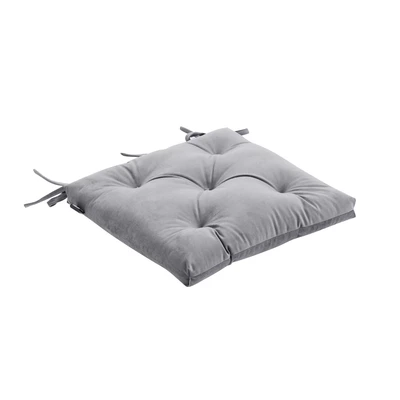 Gambar Informa Bantal Alas Duduk Dacron Velvet 40x40 cm - Abu-Abu