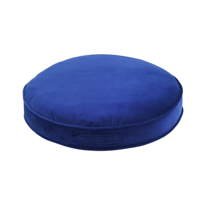 Gambar Informa Bantal Lantai Dacron Velvet Round 65x65 cm - Biru Navy