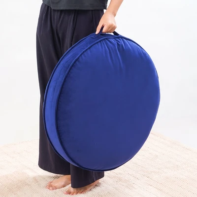 Gambar Informa Bantal Lantai Dacron Velvet Round 65x65 cm - Biru Navy