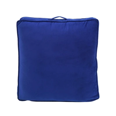 Gambar Informa Bantal Lantai Dacron Velvet Square 65x65 cm - Biru Tua