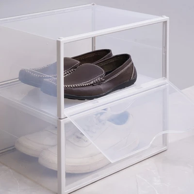 Gambar Stora Kotak Sepatu Side Open Set 2 pcs - Putih