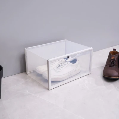 Gambar Stora Kotak Sepatu Side Open Set 2 pcs - Putih