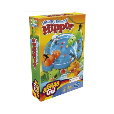 Gambar Hasbro Gaming Hungry Hungry Hippos Grab & Go - Mix