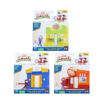 Gambar Marvel Set Spidey Amazing Friends City Blocks Random