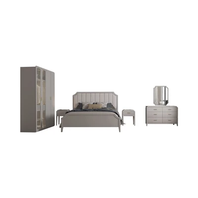 Gambar Informa 160x200 cm Charlotte Set Kamar Tidur - Taupe Muda