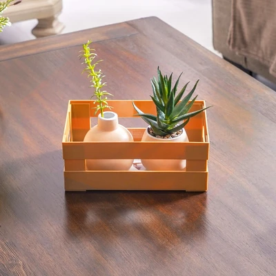 Gambar Stora Keranjang Penyimpanan Modular 22.5x15.5x9 cm - Cokelat