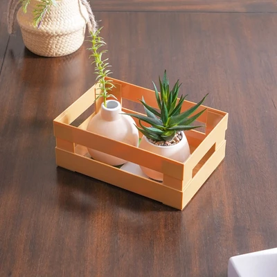 Gambar Stora Keranjang Penyimpanan Modular 22.5x15.5x9 cm - Cokelat
