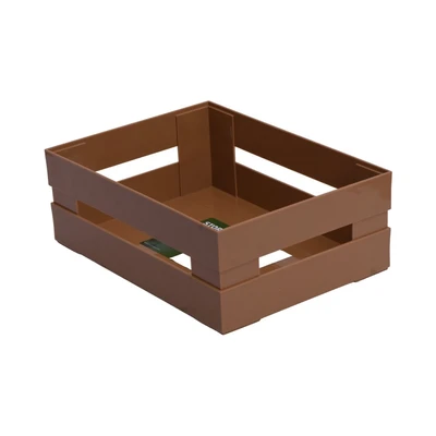 Gambar Stora Keranjang Penyimpanan Modular 30.5x22.5x22.5 cm - Cokelat