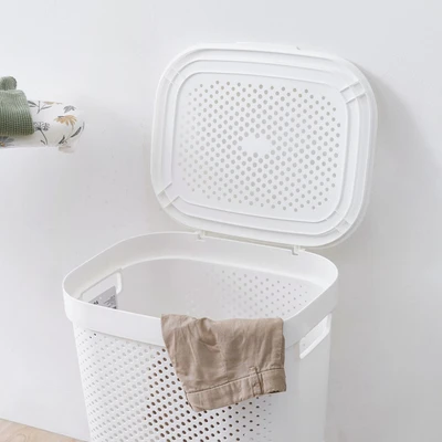 Gambar Stora 44x35x58 Cm Keranjang Laundry - Putih