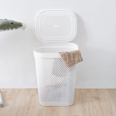 Gambar Stora Keranjang Laundry 44x35x58 cm - Putih