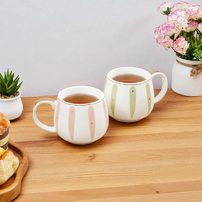Gambar Appetite Asami Mug Set 2 pcs - Pink/Hijau