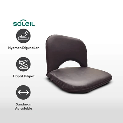 Gambar Soleil Ramadante Kursi Lesehan Lipat - Cokelat Tua