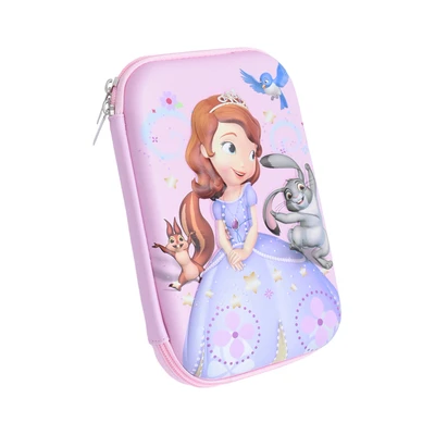 Gambar Disney Tempat Pensil Hardcase 3D Sophia Ukuran L - Pink