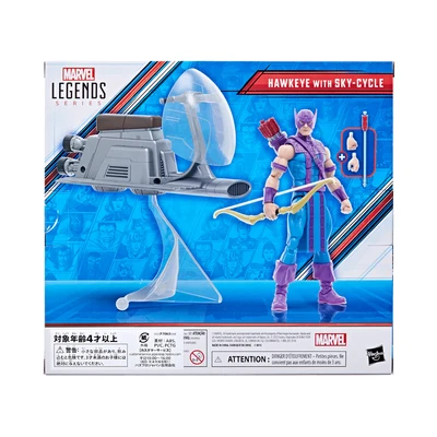 Gambar Marvel Set Action Figure Legends Hawkeye & Sky Cycle F7063