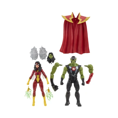 Gambar Marvel Set Action Figure Legends Queen & Super Skrull