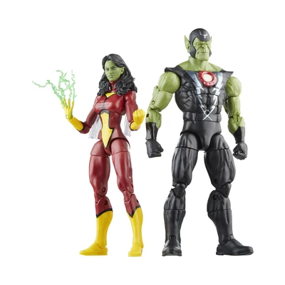 Gambar Marvel Set Action Figure Legends Queen & Super Skrull