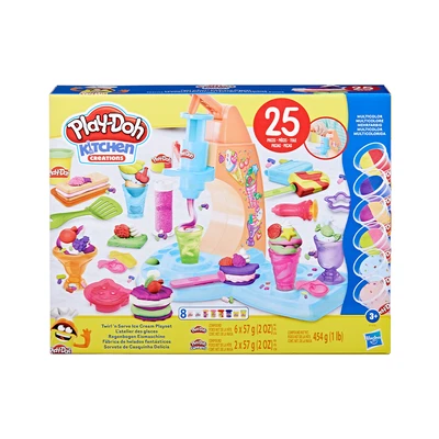 Gambar Play Doh Playset Kitchen Creations Ultimate Twirl Serve Ice Cream