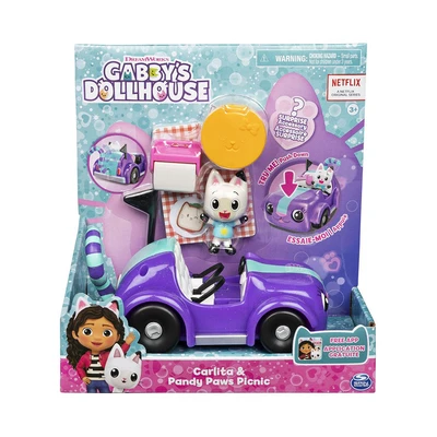 Gambar Gabby's Dollhouse Set Carlita & Pandy Paws Picnic - Mix