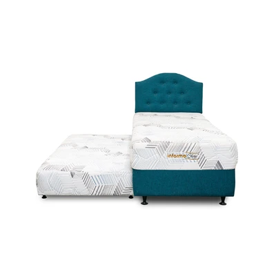 Gambar Informa Sleep 100x200x90 cm Kayrie Tempat Tidur 2 In 1 - Biru