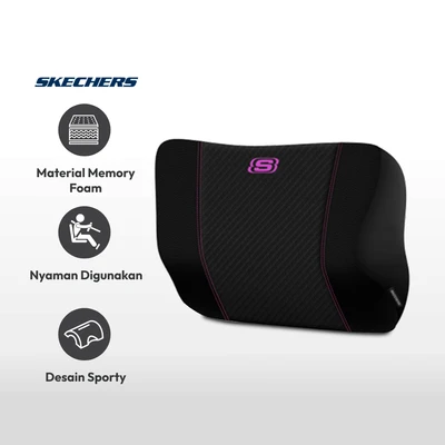 Gambar Skechers Bantal Leher Kursi Mobil Knit Series - Hitam