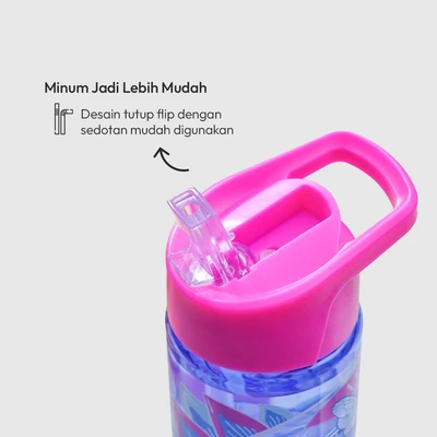 Gambar Smash Botol Minum Plastik Fashion Sipper 700 ml - Pink
