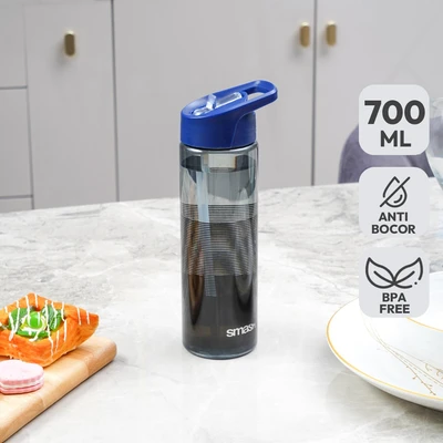 Gambar Smash Botol Minum Plastik Fashion Sipper 700 ml - Biru Navy