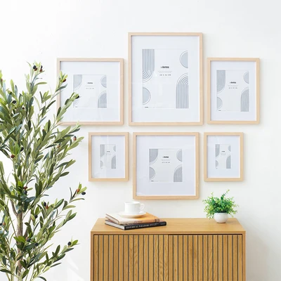Gambar Informa Bingkai Foto Gallery Dinding MDF 8R - Cokelat Natural