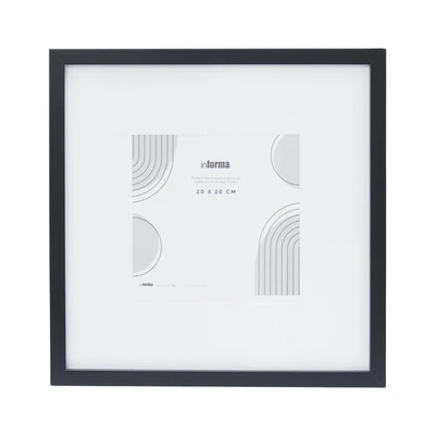 Gambar Informa Bingkai Foto Gallery Dinding MDF 36x36 cm - Hitam