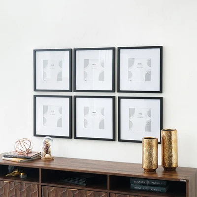 Gambar Informa Bingkai Foto Gallery Dinding MDF 36x36 cm - Hitam