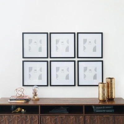 Gambar Informa Bingkai Foto Gallery Dinding MDF 36x36 cm - Hitam