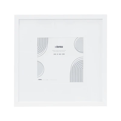 Gambar Informa Bingkai Foto Gallery Dinding MDF 36x36 cm - Putih
