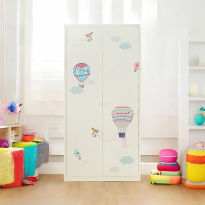 Gambar Informa Lilo Lemari Pakaian Anak 2 Pintu Baloons - Putih