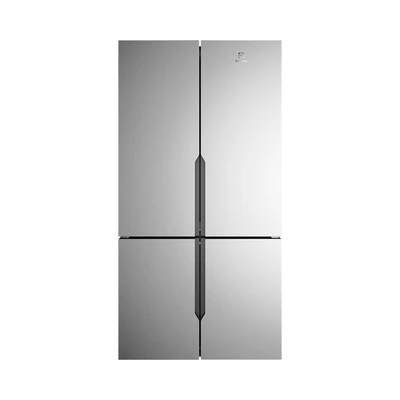 Gambar Electrolux Kulkas 4 Pintu Side By Side 562 Liter EQE5600A-S - Silver