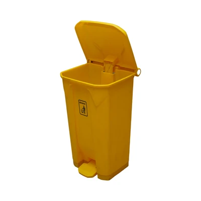 Gambar Krisbow 80 Ltr Tempat Sampah Outdoor Pedal Nw - Kuning