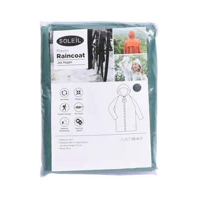 Gambar Soleil Jas Hujan Poncho - Tosca Tua