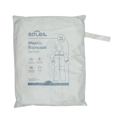 Gambar Soleil Jas Hujan Plastik - Krem