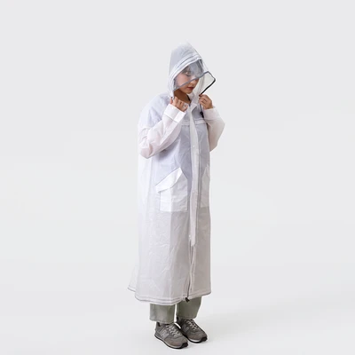 Gambar Soleil Jas Hujan Poncho - Putih