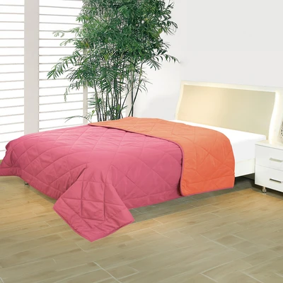 Gambar Sleeplite 150x200 cm Selimut Bicolor - Pink/Oranye