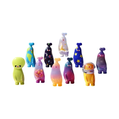 Gambar Pop Mart Minifigure Flabjacks Banana Boo Fantastic Galactic Random