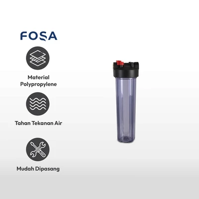 Gambar Fosa 20x4.5 Inch Housing Filter Air - Biru Clear