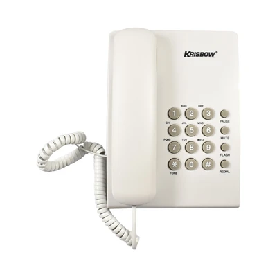 Gambar Krisbow Telepon Basic - Putih