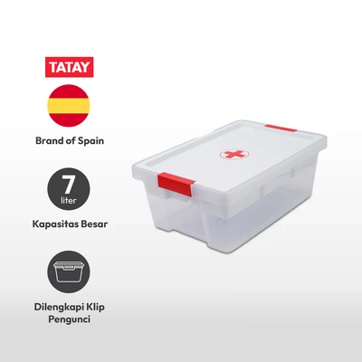 Gambar Tatay Kotak Obat P3K Red Cross 7 Liter