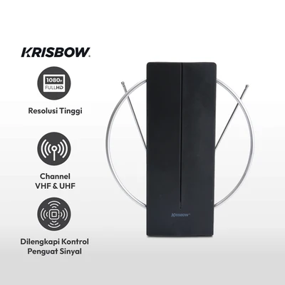 Gambar Krisbow Antena Tv Digital Indoor Ant-138 - Hitam