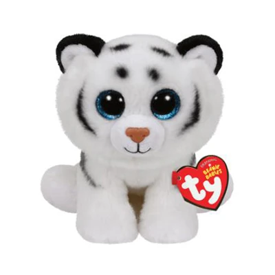Gambar Ty Beanie Boos Boneka Asian Tiger Ukuran M - Putih