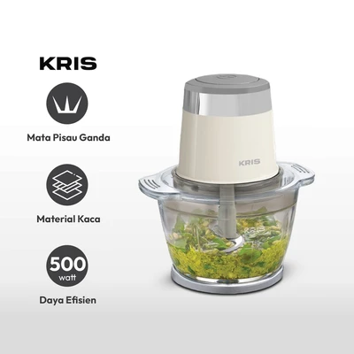 Gambar Kris 1 Ltr Mini Chopper 500 Watt - Putih