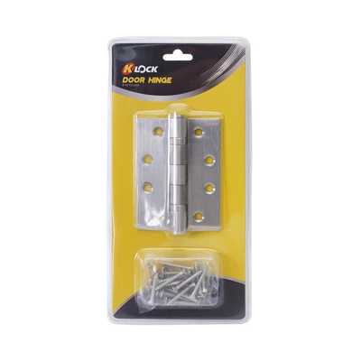 Gambar K-Lock Engsel Pintu Stainless Steel 10x7x0.3 cm - Silver