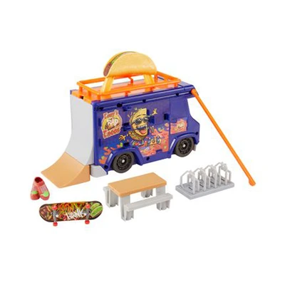 Gambar Hot Wheels Playset Skate Taco Truck Play Case Hmk00