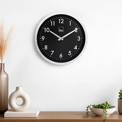 Gambar Arthome Jam Dinding 30 cm 90644ZW - Hitam